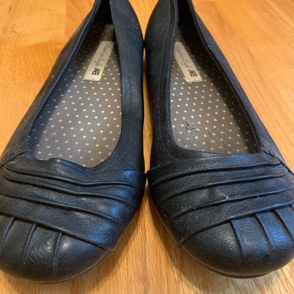 American Eagle Outfitters Shoes American Eagle Black Flats Poshmark